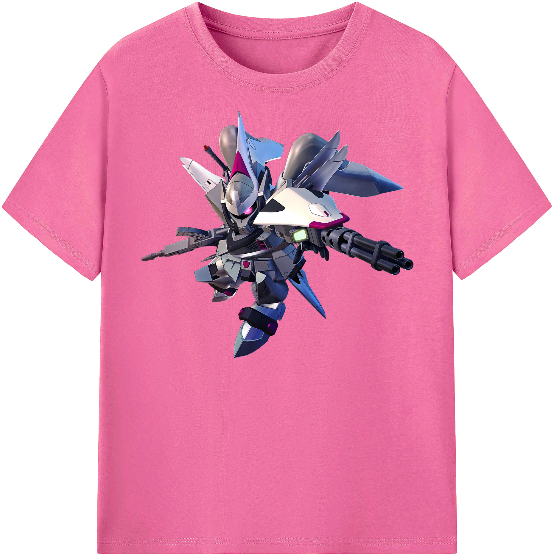 （画像用） 機動戦士ガンダム Mobile Suit Gundam レディースカジュアルプリントTシャツ（綿100％）